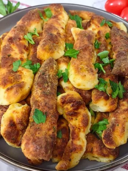 air fryer halloumi cheese fries recipe dinners done quick featured image