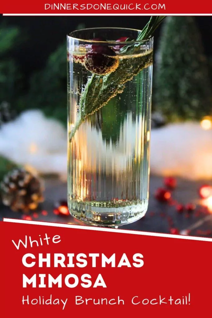 white christmas mimosa recipe dinners done quick pinterest