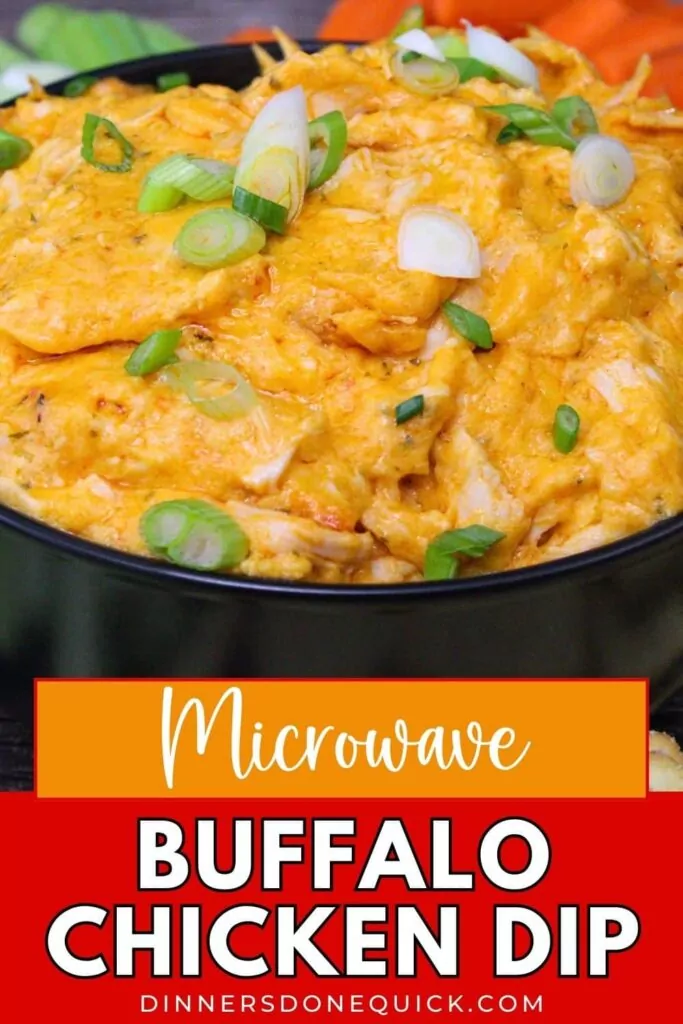 microwave buffalo chicken dip recipe dinners done quick pinterest