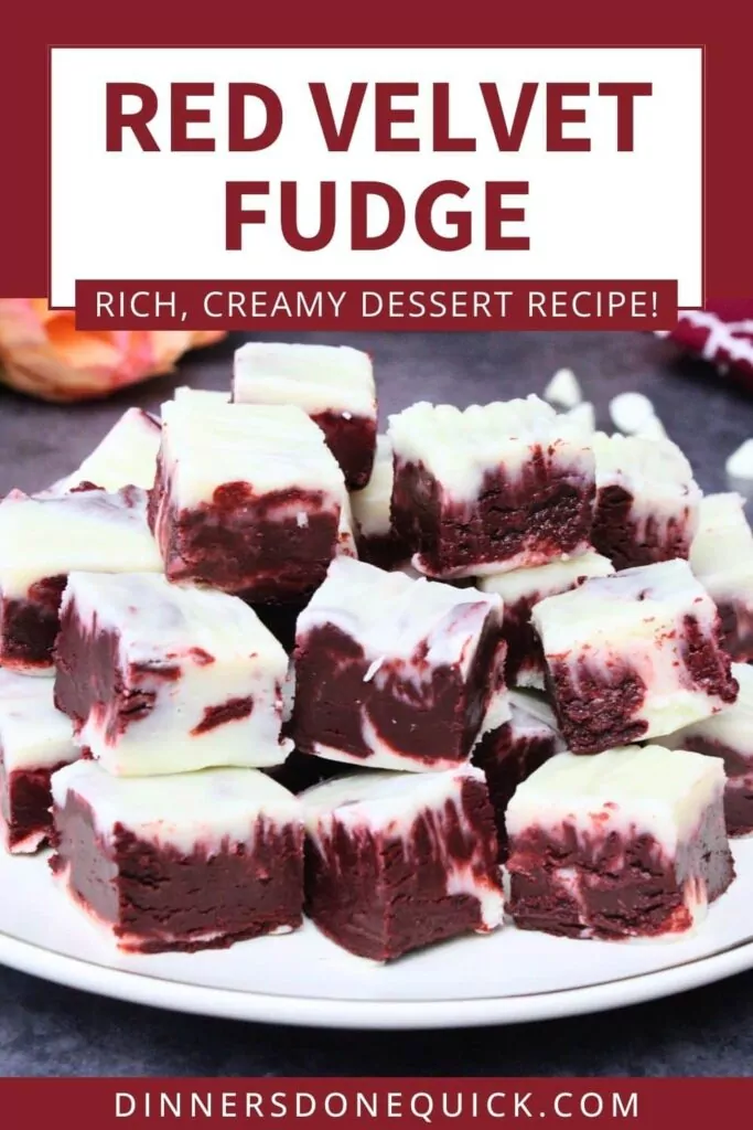 red velvet fudge recipe dinners done quick pinterest
