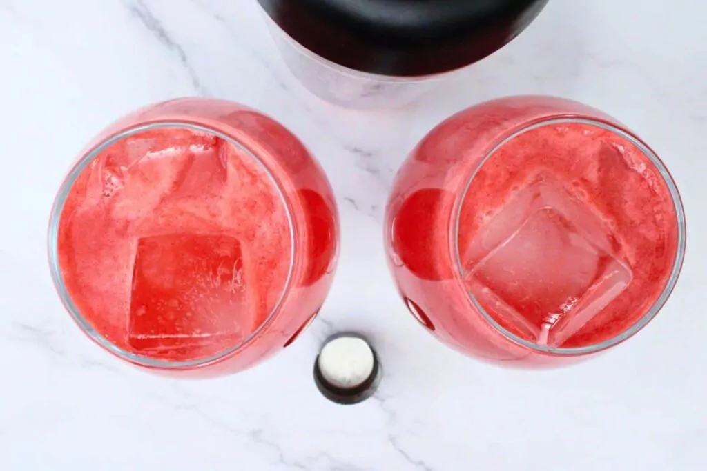 shake tipsy cupid until well chilled and strain into glasses