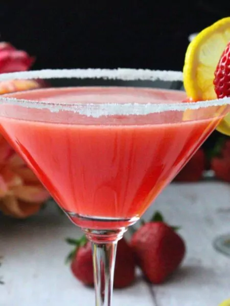 strawberry lemon drop martini recipe dinners done quick featured image