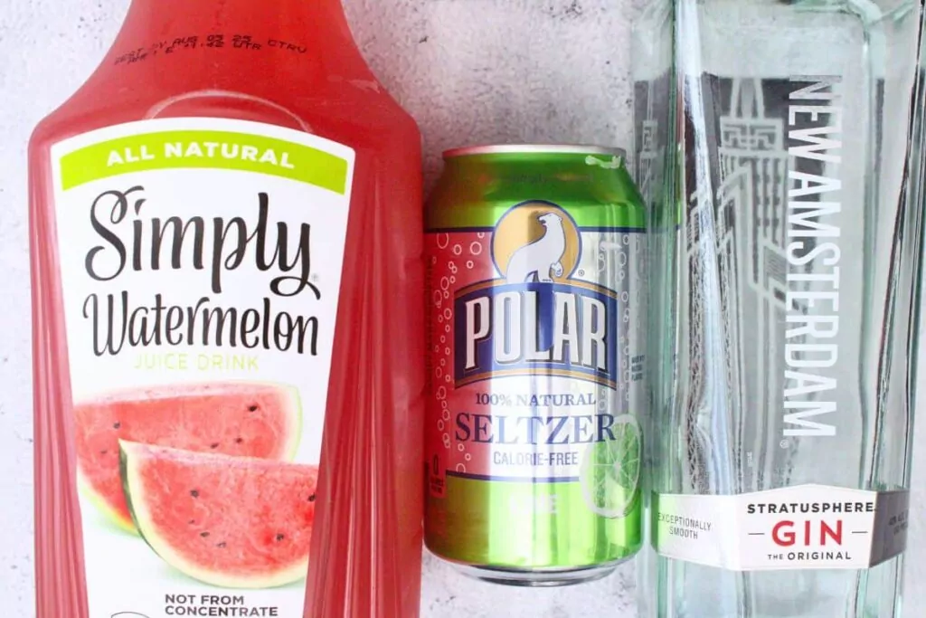 watermelon gin fizz ingredients