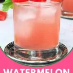 watermelon gin fizz recipe dinners done quick pinterest
