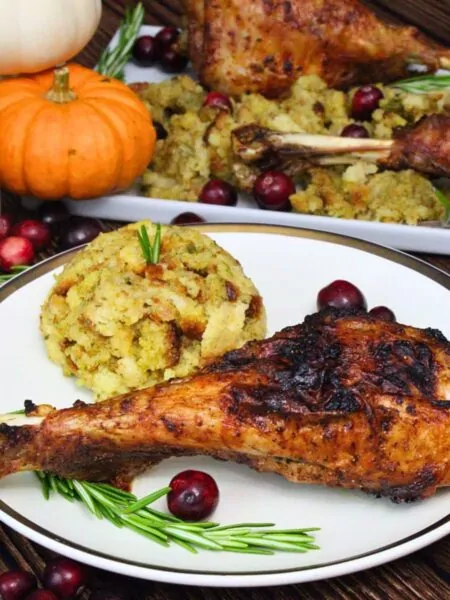 air fryer turkey legs recipe dinners done quick featured image