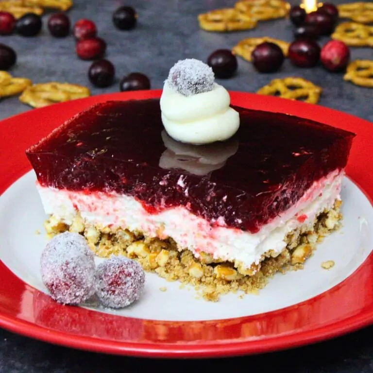 cranberry pretzel salad recipe dinners done quick featured image