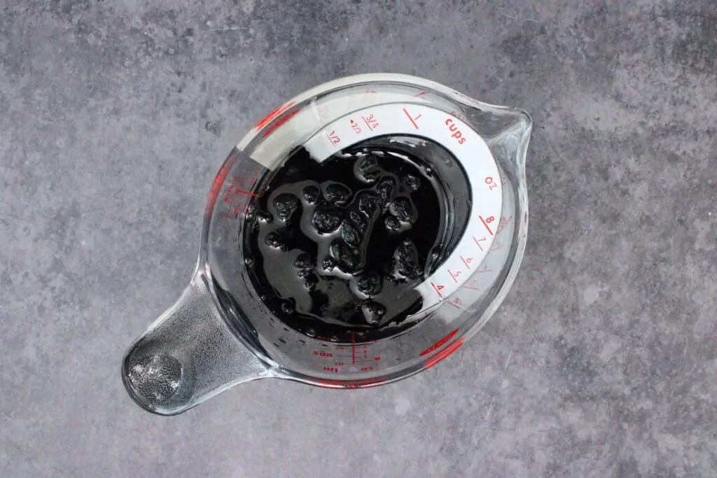 soak dried blueberries in orange liqueur