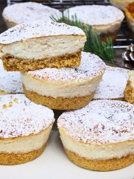 mini eggnog cheesecakes recipe dinners done quick featured image