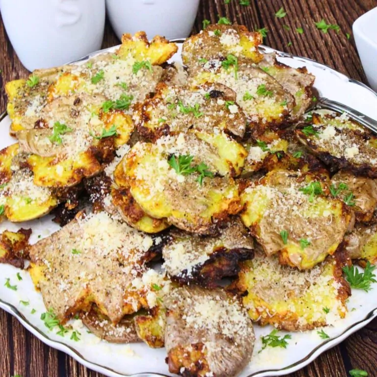 air fryer smashed potatoes recipe dinners done quick featured image
