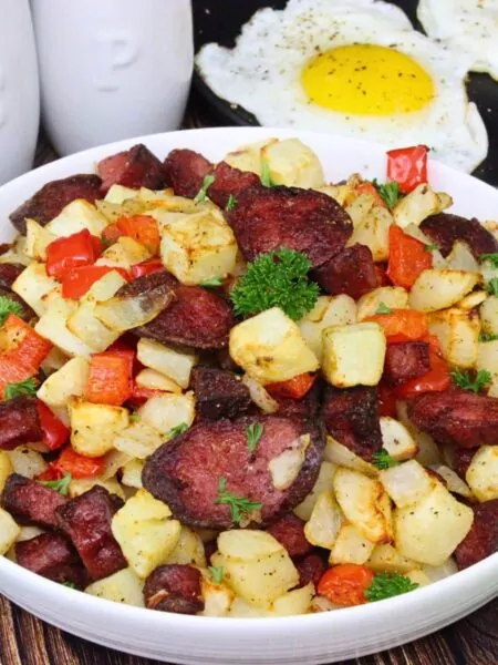 kielbasa hash recipe dinners done quick featured image