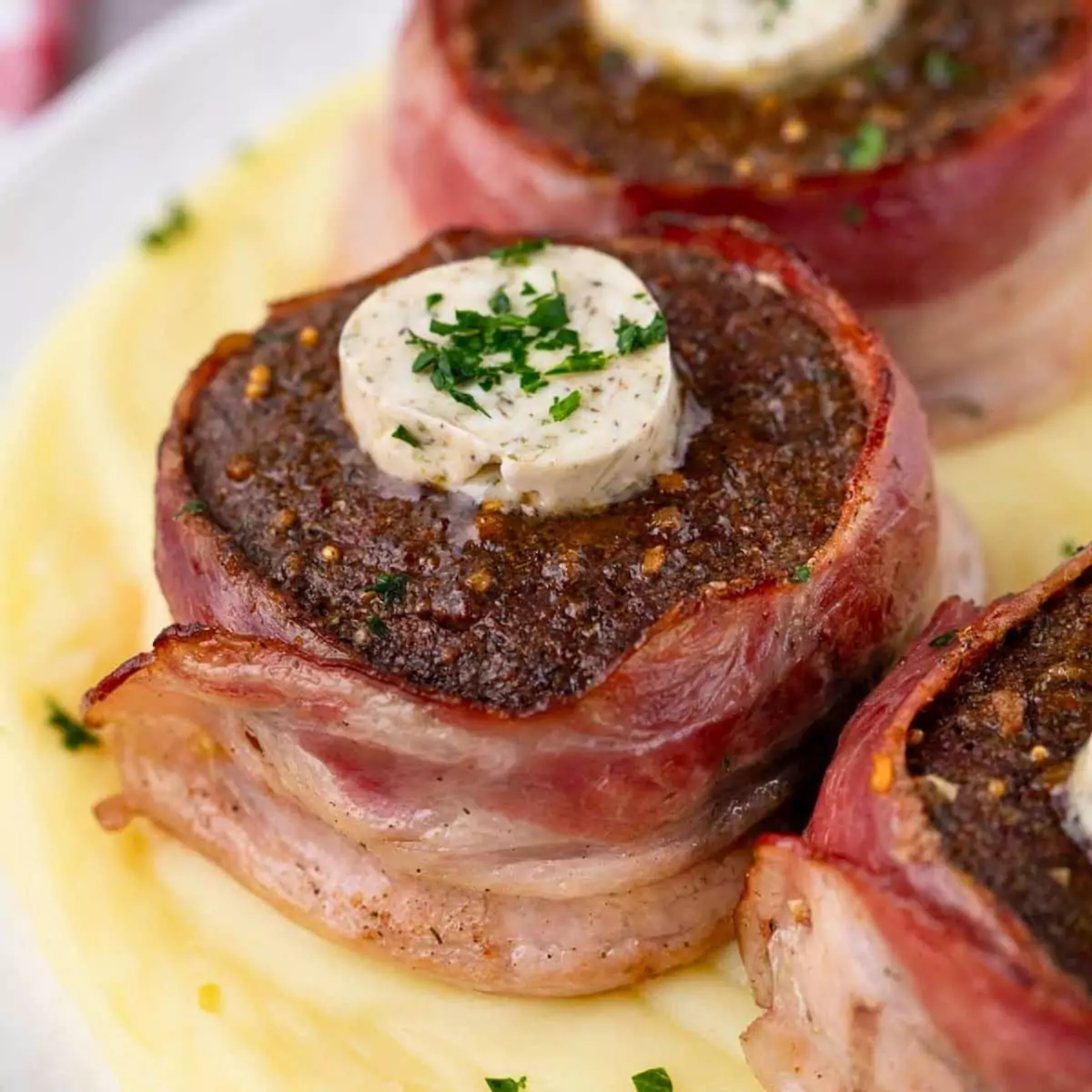 air fryer bacon wrapped filet dinners done quick featured image