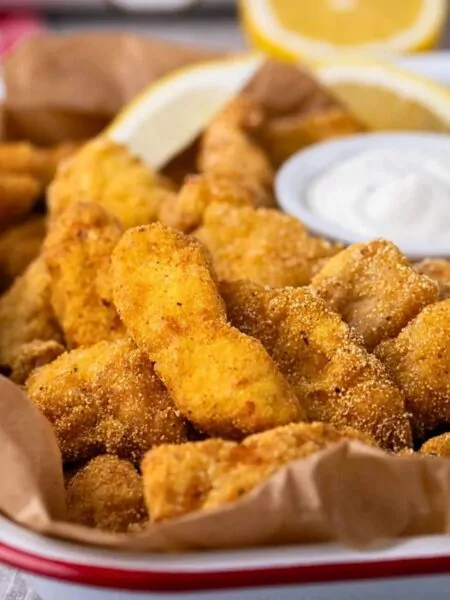 air fryer catfish nuggets recipe dinners done quick featured image