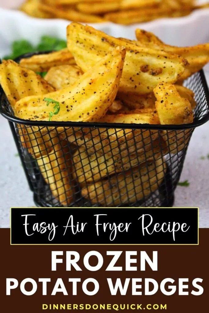 air fryer frozen potato wedges recipe dinners done quick pinterest
