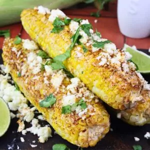 air fryer mexican street corn recipe dinners done quick featured image