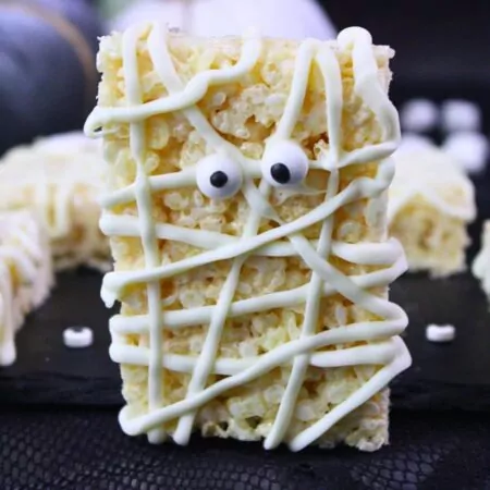 mummy rice krispie treats recipe dinners done quick featured image